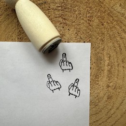 Mini Tampon Doigt D'Honneur